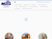 Tablet Screenshot of bpmetro.pl